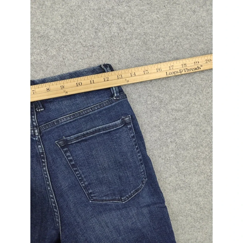 Good‎ American Jeans Womens 6/28 Medium Wash High Rise Skinny Stretch Denim